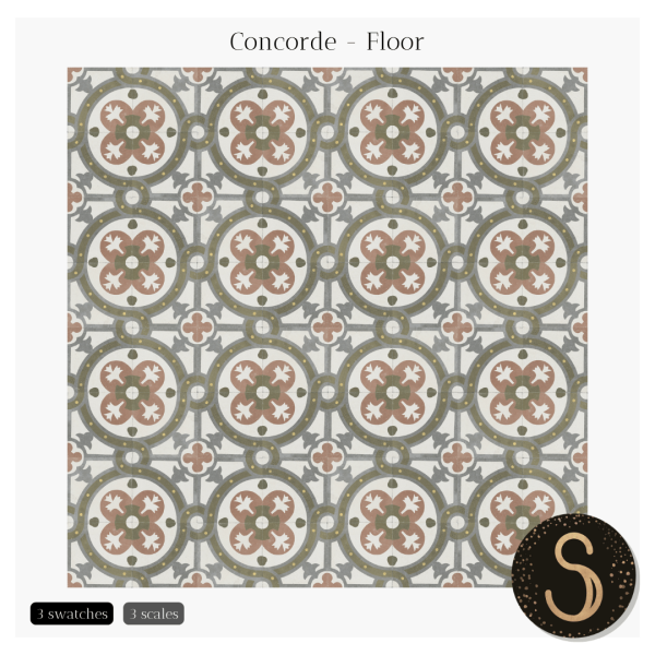 Mix Concorde Floor by simsfinds - The Sims 4 Custom Content