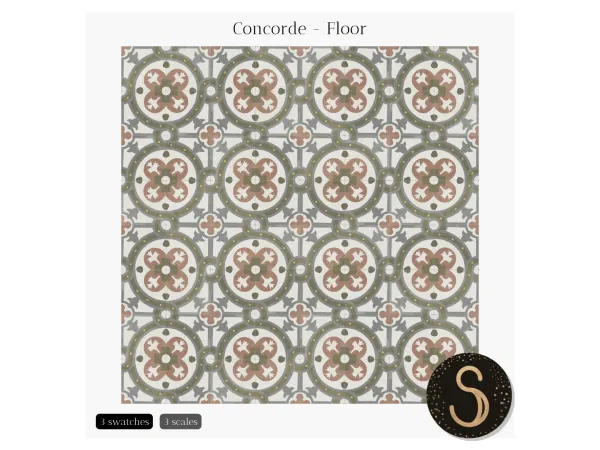 Mix Concorde Floor by Sims4Luxury - The Sims 4 Custom Content