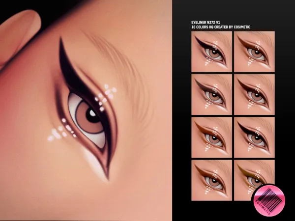 Maxis Match Eyeliner N372 V1 by thesimsresource - The Sims 4 Custom Content