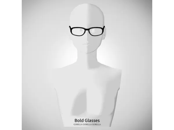 Mix Bold Glasses by gorillax3 - The Sims 4 Custom Content