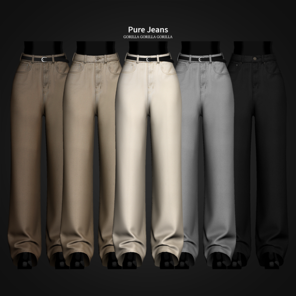 Mix Pure Jeans by simsfinds - The Sims 4 Custom Content