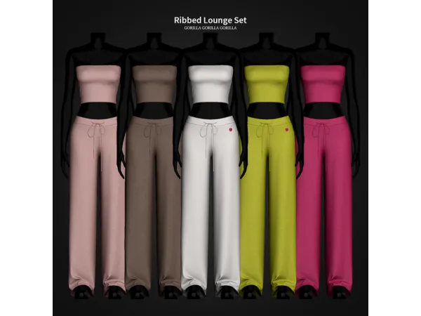 Ribbed Lounge Set by gorillax3