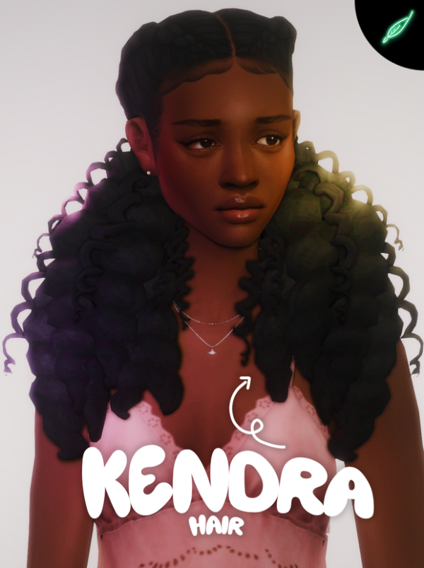 Maxis Match kendra hair by simsfinds - The Sims 4 Custom Content