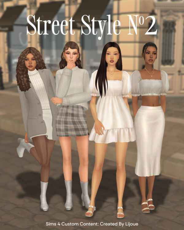 Maxis Match Street Style №2 by simsfinds - The Sims 4 custom content
