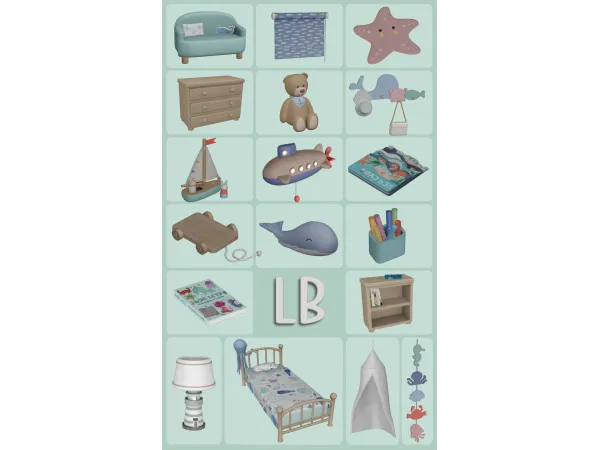 Mix SEA ADVENTURE Pack 43310450277903 by - The Sims 4 Custom Content