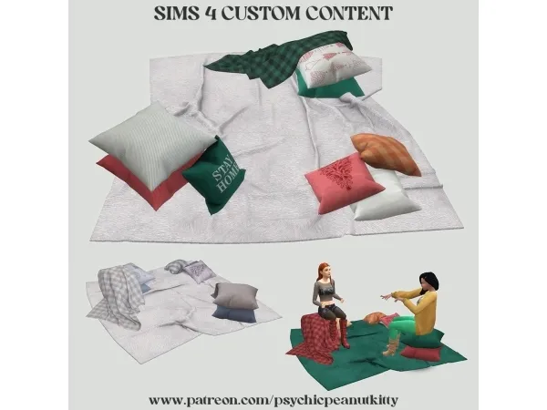 Mix December Stay Home - The Sims 4 Custom Content