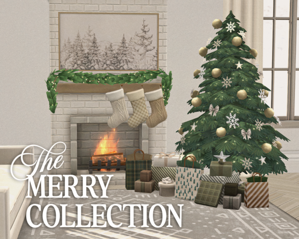 Maxis Match The MERRY Collection by simsfinds - The Sims 4 Custom Content