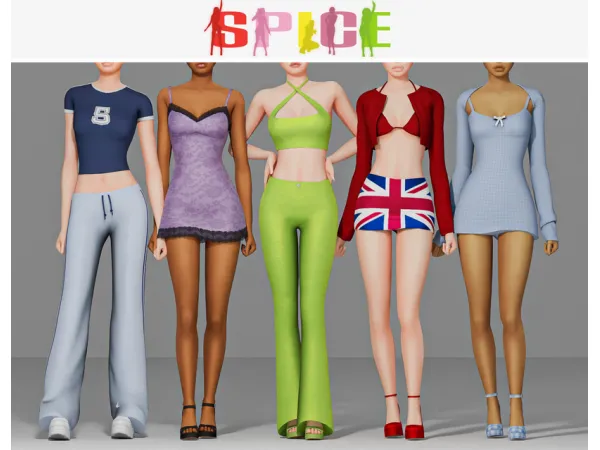 Mix [B0T0XBRAT] Spice Fever - The Sims 4 Custom Content