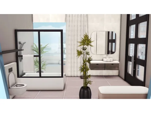 Mix Miles Bathroom by miwisimsie - The Sims 4 Custom Content