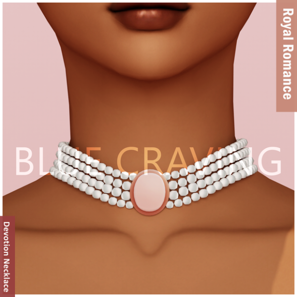 Mix [Blue Craving] Royal Devotion Necklace by bluecraving - The Sims 4 Custom Content