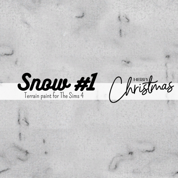 Mix Christmas 2022 Snow 1 Terrain paint by simsfinds - The Sims 4 Custom Content