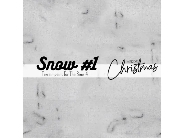 Mix Christmas 2022 Snow 1 Terrain paint by Sims4Luxury - The Sims 4 Custom Content