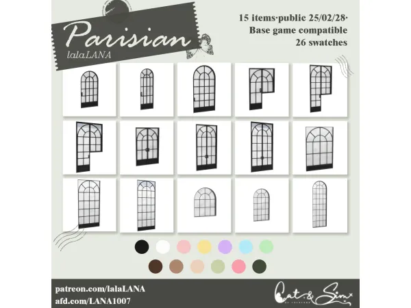 Parisian Set by lalaLANA