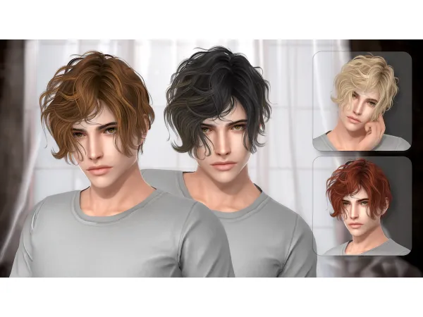 Alpha SLEEPY HOLLOW HAIRSTYLE by modcollective - The Sims 4 Custom Content