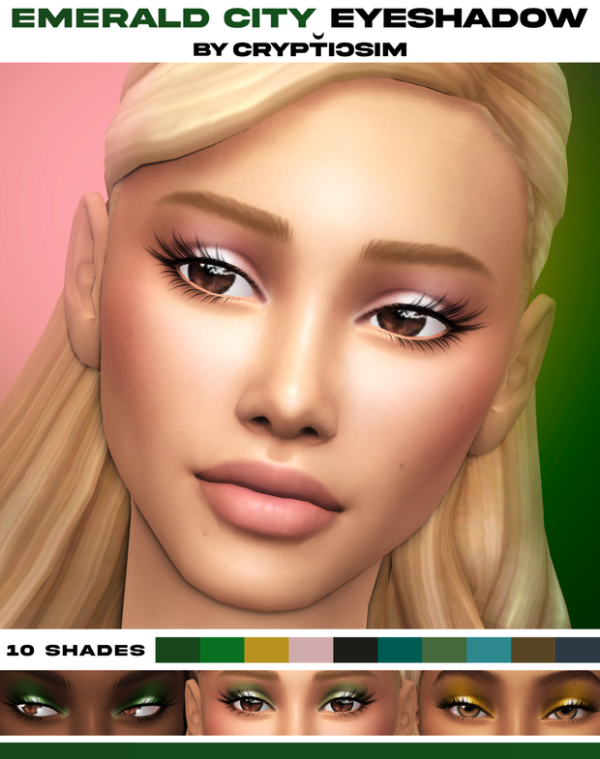 Maxis Match the emerald city palette by simsfinds - The Sims 4 Custom Content