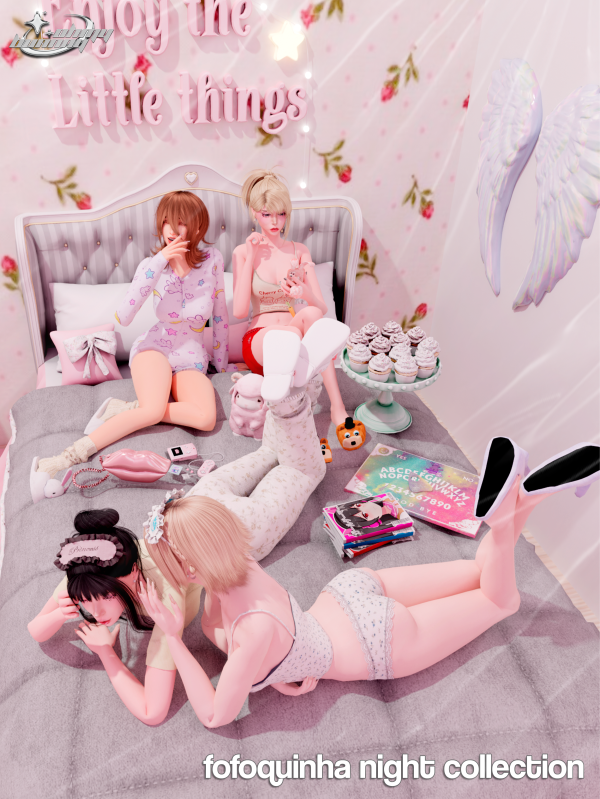 Alpha FOFOQUINHA NIGHT COLLECTION by ohmybunnny2 - The Sims 4 Custom Content