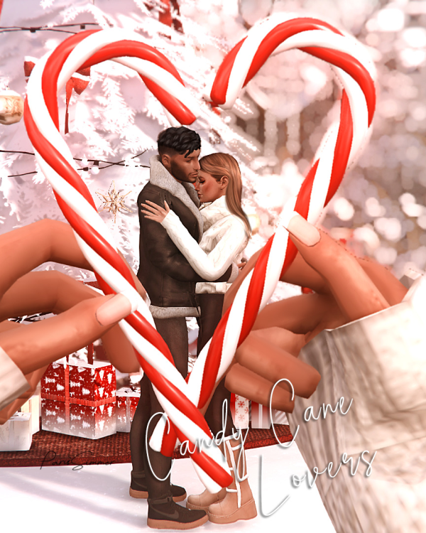 Mix Candy Cane Lovers by simsfinds - The Sims 4 Custom Content