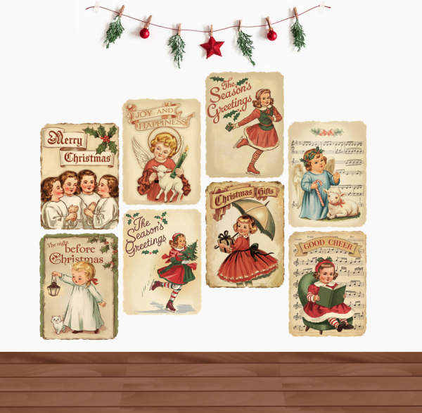 Alpha Christmas Cards Poster portatil by simsfinds - The Sims 4 Custom Content