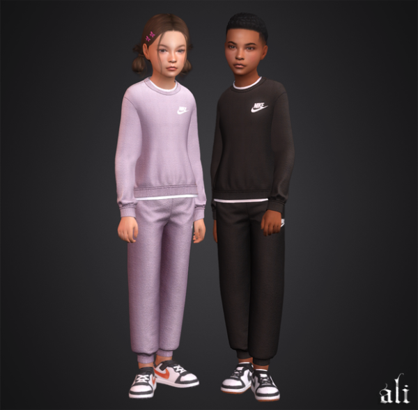 Mix NIKE outfit (child) by simsfinds - The Sims 4 Custom Content