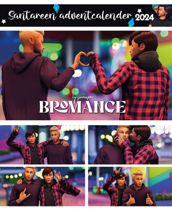 Mix Bromance by simsfinds - The Sims 4 Custom Content