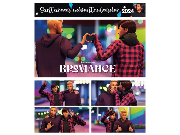 Mix Bromance by simmireen - The Sims 4 Custom Content