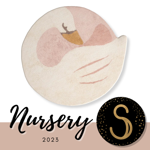 Alpha Nursery Swan Rug by simsfinds - The Sims 4 Custom Content