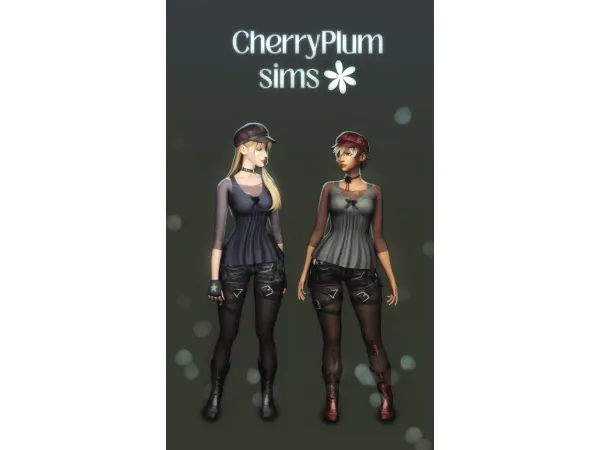 Mix Set Strike by CherryPlumSims - The Sims 4 Custom Content