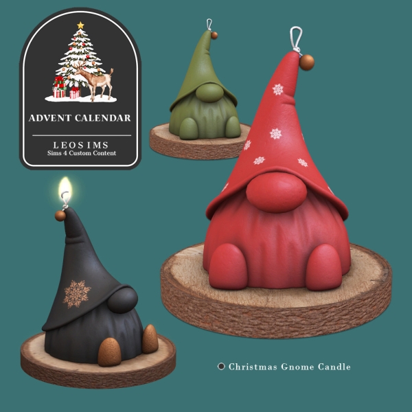 Mix Gnome Candle by leosims4cc - The Sims 4 Custom Content
