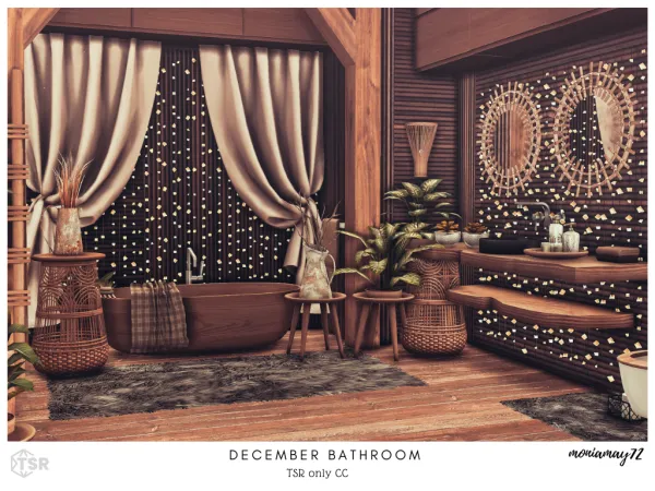 Alpha December Bathroom - The Sims 4 Custom Content