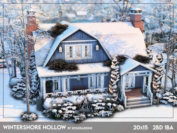 Maxis Match Wintershore Hollow by xogerardine - The Sims 4 Custom Content