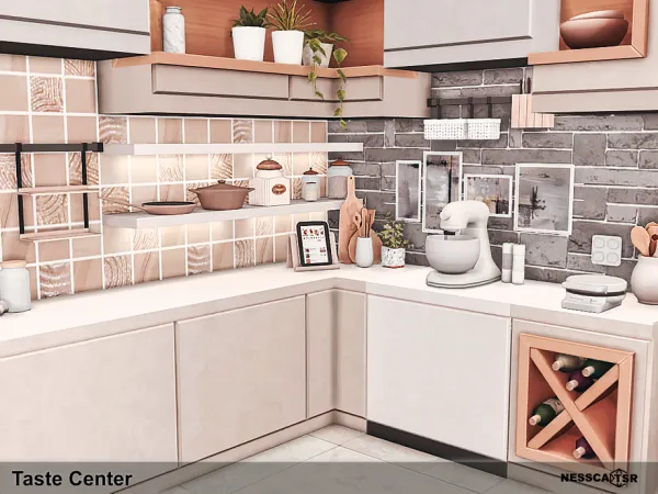 Maxis Match Taste Center by nesscasims - The Sims 4 Custom Content
