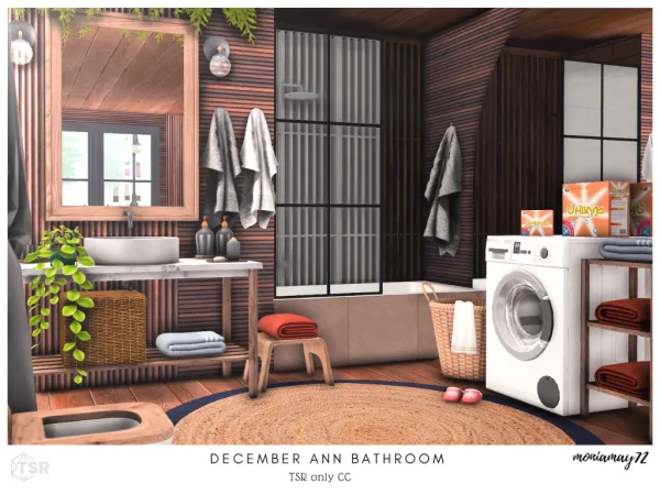 Alpha December Ann Bathroom by moniamay72 - The Sims 4 Custom Content