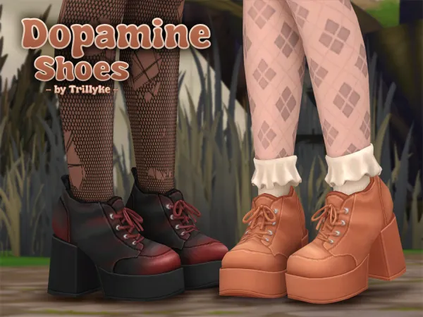 Maxis Match Dopamine Shoes by simsfinds - The Sims 4 Custom Content