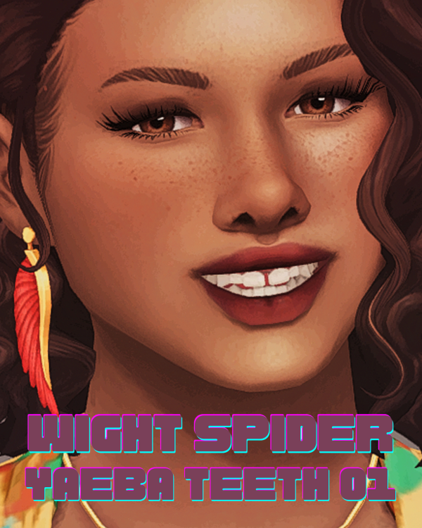 Mix Teeths Yaeba 01 by simsfinds - The Sims 4 Custom Content