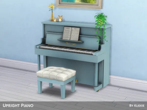Maxis Match Upright Piano by simsfinds - The Sims 4 Custom Content