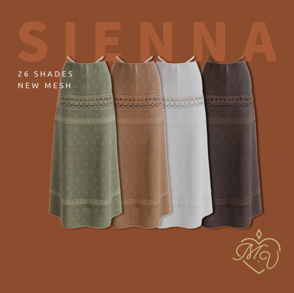 Maxis Match Sienna Skirt by simsfinds - The Sims 4 Custom Content