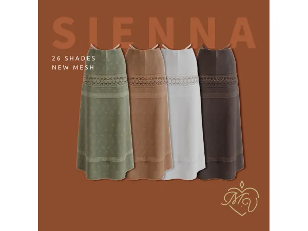 Maxis Match Sienna Skirt by MissValentine - The Sims 4 Custom Content