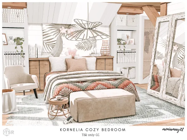 Alpha Kornelia Cozy Bedroom - The Sims 4 Custom Content