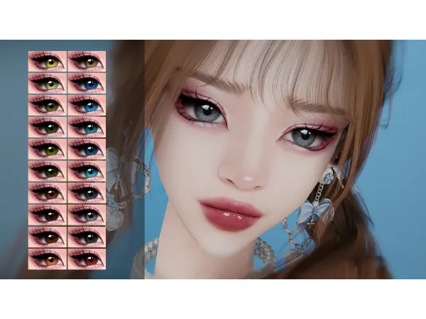 Alpha KIKURUACCHI STARDUST EYECOLOR by modcollective - The Sims 4 Custom Content