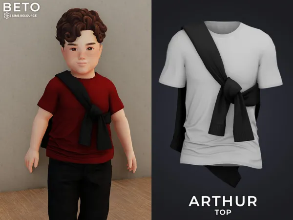 Mix Arthur (Top Toddler Version) by Beto_ae0 - The Sims 4 Custom Content