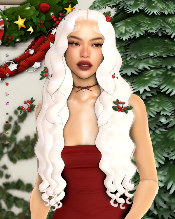 Mix december sim by simsfinds - The Sims 4 Custom Content