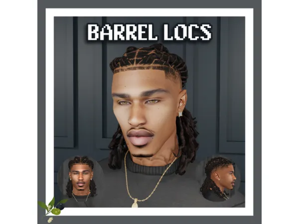 Mix BARREL LOCS by khadijah551 - The Sims 4 Custom Content