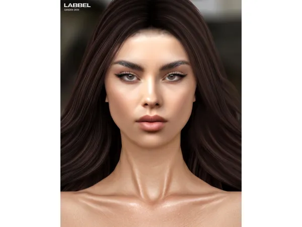 Mix SANDRA SKIN by LabbelSims - The Sims 4 Custom Content
