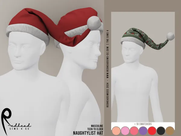 AM NAUGHTYLIST HAT