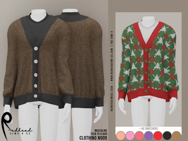 Alpha AM CLOTHING N009 - The Sims 4 Custom Content