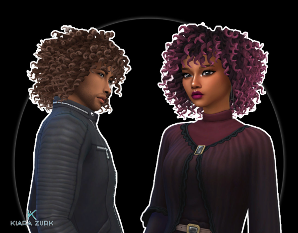 Maxis Match Winter Curls by simsfinds - The Sims 4 Custom Content