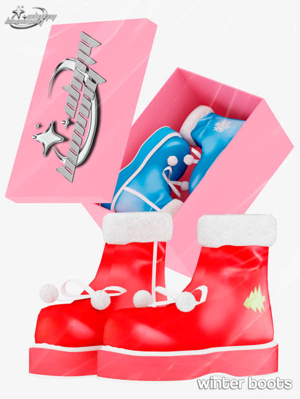 Alpha WINTER BOOTS by ohmybunnny2 - The Sims 4 Custom Content