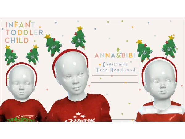 Christmas Tree Headband [Anna&Bibi]