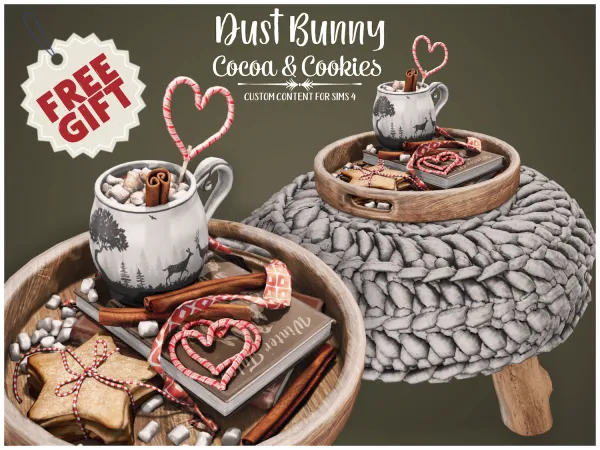 dust bunny cocoa & cookies (gift)