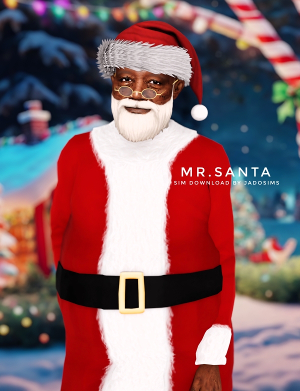 Alpha Mr Santa (Sim Download) by shopwithflynnn - The Sims 4 Custom Content